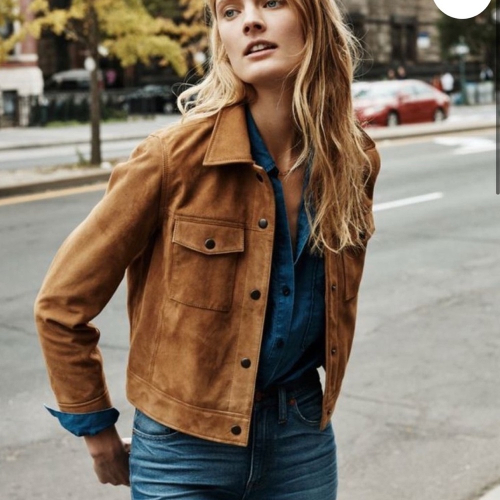 Madewell Tan Suede Jacket